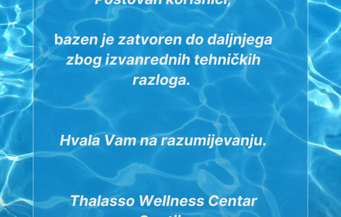 Bazen wellness  - zatvoren