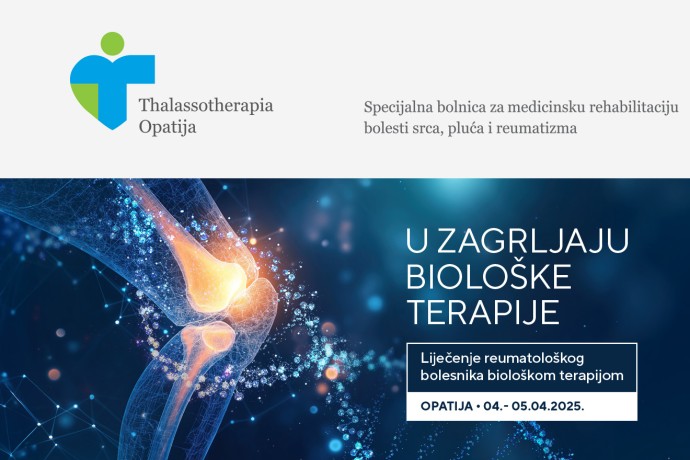 Reumatološki skup „U zagrljaju biološke terapije“ 4. i 5. travanj 2025.